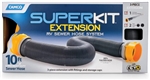 Camco 39663 SUPERKit 10-Ft RV Sewer Hose Extension, 18-Mil HTS Vinyl, REVO Swivel Fittings, Bumper-Storable