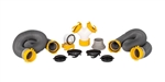 Camco 39672 SUPERKIT 20 ft RV Sewer Hose Kit with Wye Fitting, 10 ft Hoses, 4-in-1 Adapter & Storage Caps