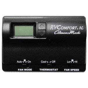 Coleman Mach 8330-3462 Digital Air Conditioner Thermostat, Single Stage, Cool Only, Black