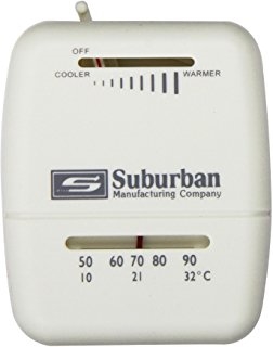 SUBURBAN HEATING ONLY THERMOSTAT *OFF WHITE COLOR* #161154 #1C20-130 *S23 