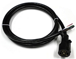 RV Pigtails 41008 7-Way Heavy Duty Trailer Cable - 8 Ft
