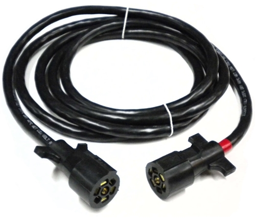 RV Pigtails 42012 7-Way Heavy-Duty Double End Trailer Cable - 12 Ft