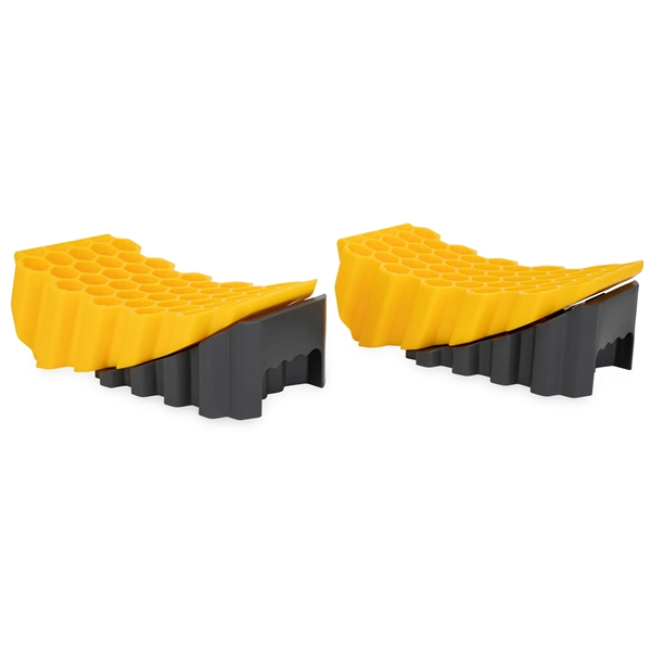 BAL 28005 Deluxe Tire Locking Chock, Tandem Axle, Opens to 10