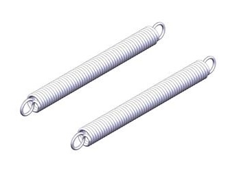 Husky Towing 31805 Replacement Pivot Return Springs For 31196 Composite Slider, Set of 2