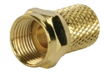 JR Products 47275 RG6 Twist-On Coaxial Cable End Connector for RV Cable TV