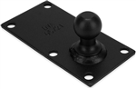 Camco 48388 Eaz-Lift Trailer Tongue Ball & Plate, Sway Control Replacement, Powder-Coated Steel