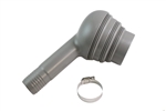 Thetford 49998 Sani-Con Macerator Discharge Nozzle with Clamp, Fits 6 Dump Station Inlet Sizes