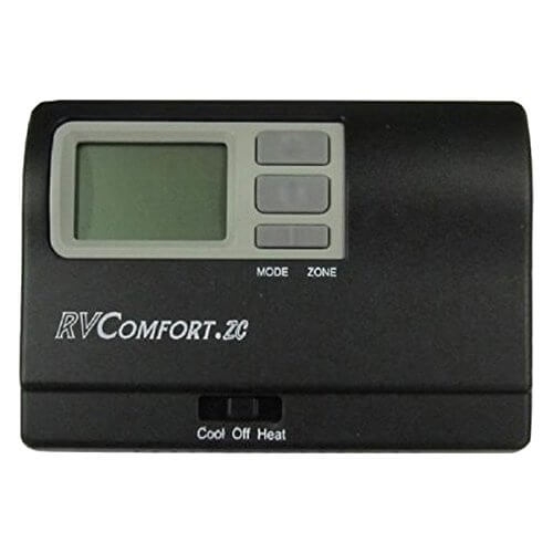 Coleman Mach 8330D3311 Zone Control 9-Series 4 Stage Digital RV Thermostat - Black