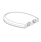 Thetford 50000 Tecma Silence Plus Toilet Seat & Cover, White, Metal Hinges