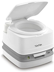 Thetford 50021 Porta Potti 345 Portable Toilet, 4.0 Gal Fresh / 3.2 Gal Waste, White/Gray