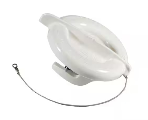 Thetford 01664 Replacement Cap for Slide-EZ Sewer Waste Valve, Fits 3-3/4" Fittings, White