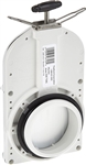 Thetford 50323 Slide-EZ Basic Waste Valve, 2-Handle ABS, 4-Hole Direct Mount, 3" O-Ring Outlet