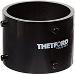 Thetford 50389 SmartTote Double-Pin Termination Adapter, 3" Bayonet, Sewer Hose Connector, Black