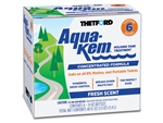 Thetford 50437 Aqua-Kem Holding Tank Treatment, 8 oz, 6-Pack, Fresh Scent, No Formaldehyde