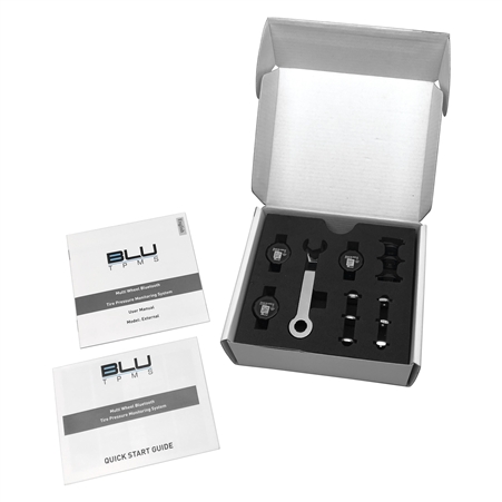 Blu TPMS 506150 Bluetooth Tire Pressure Monitoring System - 6 Piece - 150 PSI