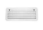 Norcold 50652 Refrigerator Air Intake Side Vent, Polar White, Radius Corners, 17-13/16" x 6-3/16" Cut-Out