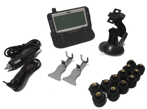 TST TST-507-RV-12 Cap Sensor Tire Pressure Monitoring System - Black & White - 12 Pack