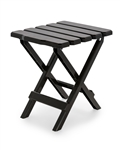 Camco 51882 Small Adirondack Folding Table, Mocha