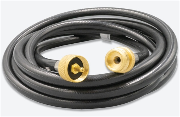 Suburban Mfg 523020 24 Ft Quick Connect RV Propane Hose with Shutoff Valve