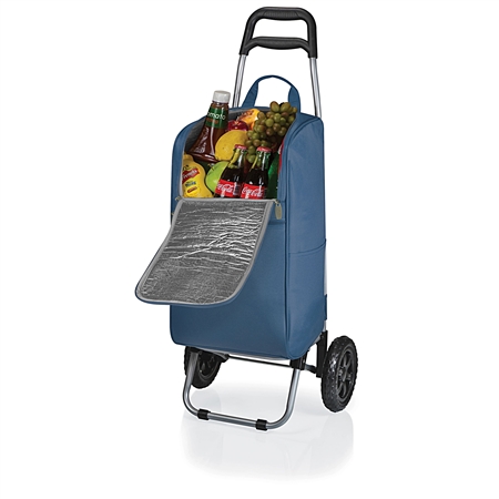 Picnic Time 545-00-138-000-0 Cart Cooler With Trolley - Navy