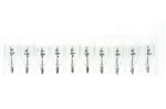 Camco 54768 #921 Third Brake Light Bulb, 17.9W, T10 Wedge Base, 12V Incandescent, Pack of 10