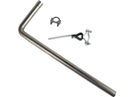 Onan 0155-3481-02 Exhaust Tube Kit, 26", RV QG 5500 / 7000 Series / HGJAA / HGJAB