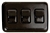 Valterra DG3315VP Triple Contoured On/Off Switch - Black