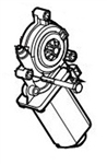 Carefree of Colorado R001784 RV Latitude Awning OEM Replacement Motor