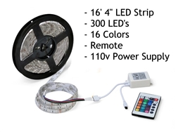 Rollumup 16' LED Light Strip with Remote