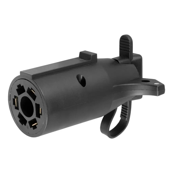 Curt 57245 Trailer Adapter with LED Test Lights, 7-to-4