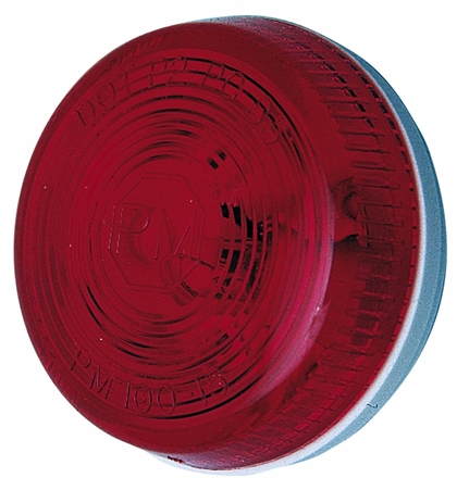 Peterson Surface Mount Incandescent Marker/Clearance Light, 2.8" x 1.14", Red