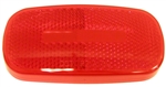 Peterson Replacement Turn Signal Side Marker Light Lens For 562-1, 566-1, 4-1/16" x 2", Red