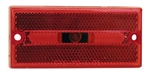 Peterson Rectangular Clearance/Side Marker Light, 3.88" x 1.8", Red