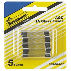 Bussmann BP/AGC-1-RP AGC 1 Amp Fuse