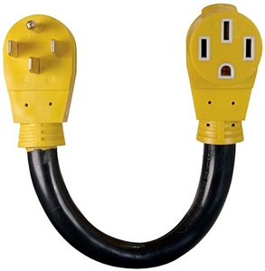 Camco 55215 Power Grip Extender Cord - 50 Amp - 18"