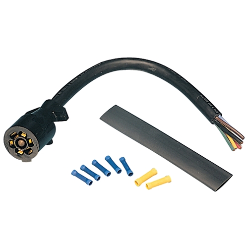 Bargman 54-67-525 7-Way Plug Wiring Kit