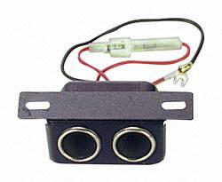 Prime Products 08-5040 Twin 12V Under Dash Accessory Socket
