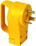 Camco 55242 PowerGrip 30-Amp Male Replacement Plug, NEMA TT-30P, 125V/3750W