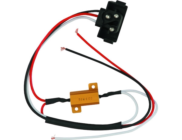 Buyers Products 5621010 LED Turn Signal Load Equalizer Plug, 50W, DOT, PL-3 Male Plug with Blunt Cut Leads