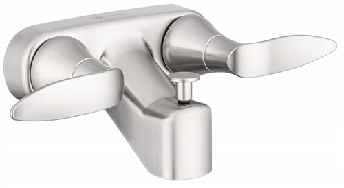 Dura Faucet DF-SA110LH-SN RV Lavatory Faucet With Tub And Shower Diverter - Satin Nickel