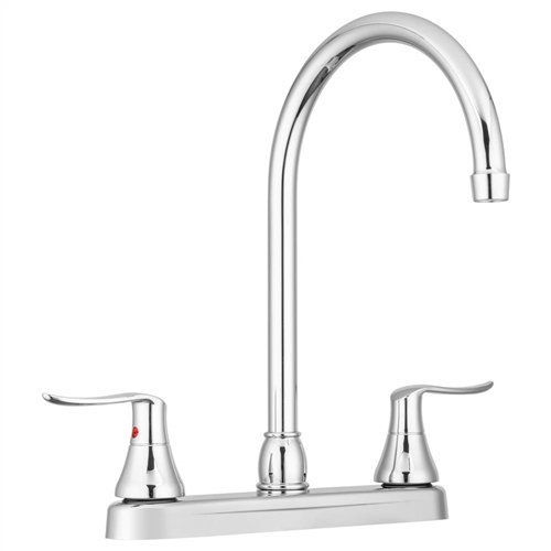 Dura Faucet DF-PK330HLH-CP RV J-Spout Kitchen Faucet - Chrome