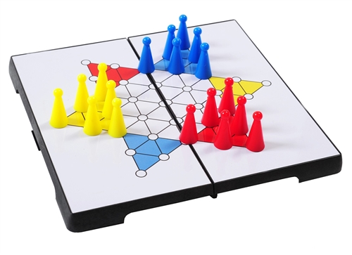Outside Inside 99972 Folding Magnetic Chinese Checkers