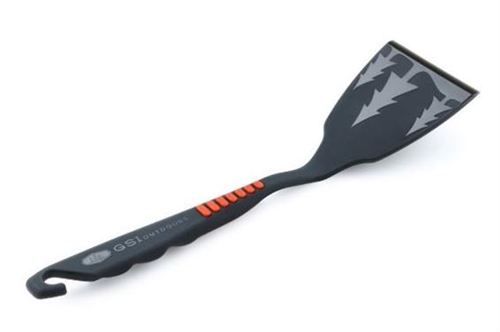 GSI Outdoors 74122 Compact Spatula With Silicone Grip & Hook - 7"