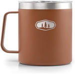 GSI Outdoors 63257 Glacier Stainless Insulated Thermal Cup - Ginger Bread - 15 Oz
