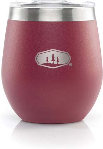GSI Outdoors 63341 Glacier Stainless Insulated Wine Tumbler Glass - Cabernet - 8 Oz