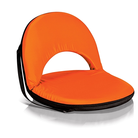 Picnic Time Oniva Seat Portable Recliner Chair - Orange