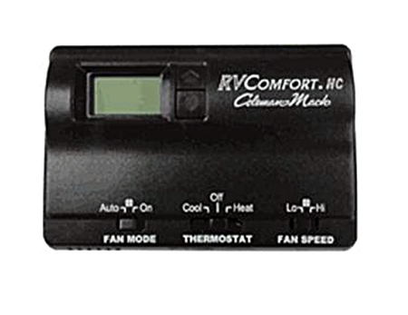 Coleman Mach 8330-3862 Air Conditioner Thermostat, Single Stage, Heat/Cool Digital, Black