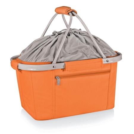 Picnic Time Metro Basket Collapsible Tote - Orange