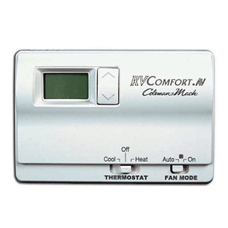 Coleman Mach 8330B3241 Digital Heat/Cool RV Air Conditioner Thermostat with Display - 24 Volt
