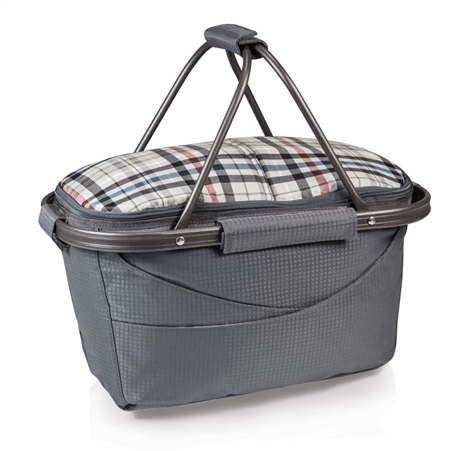Picnic Time Kensington Market Basket Collapsible Tote - Carnaby Street Collection